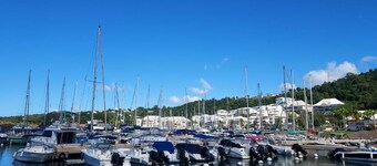 Tropical Golden apartment, sea view and beach 5min walk away