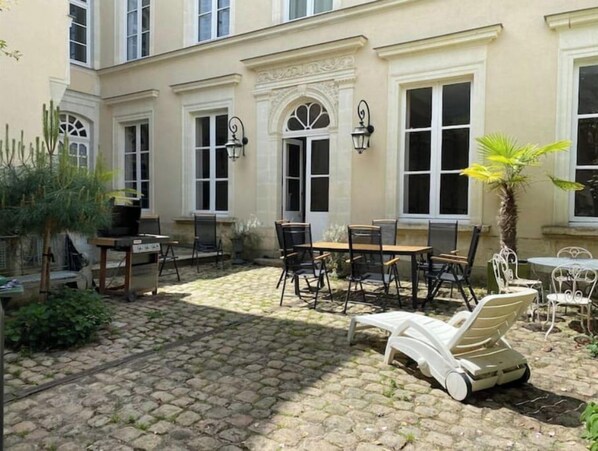 Outdoor dining - Apartment Bossoreil 110m2 - Hyper center Angers (Angers)