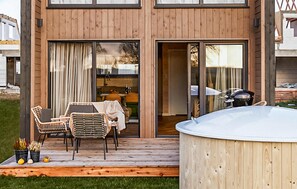 Terrace/patio - Cozy home in Trzesacz with house a panoramic view (Trzesacz)