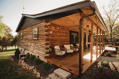Spring Break Escape | Log Cabin on 10 Acres | Fire Pit & Pets Welcome