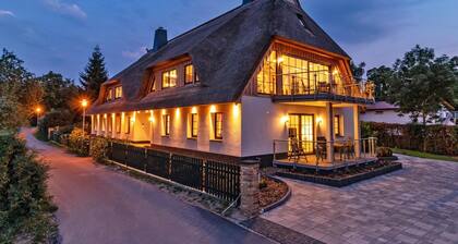 Modern vacation apartment close to the beach with large terrace
