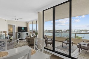 Interior - Beachfront at Destin Harbor's East Pass! Epic Views, Pool, Private Beach! (Destin)