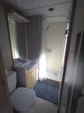 Shower, toilet paper