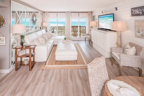 NEW- Luxury Beachfront Condo, Pinnacle Port in beautiful Gated Carillon Near 30A