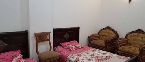 3 chambres, draps fournis