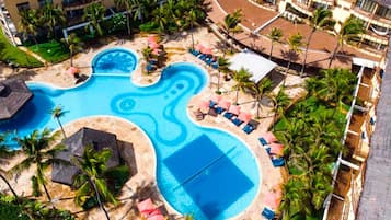 4 outdoor pools