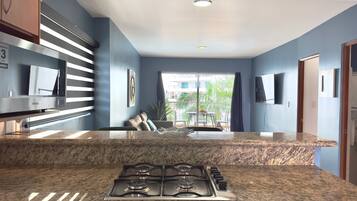 Costa Veleros 4003 | Private kitchen | Full-size fridge, microwave, blender, cookware/dishes/utensils