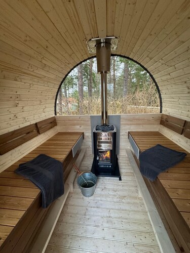 Pure relaxation in the archipelago - house with sauna, close to the Baltic Sea & boat