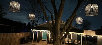 Midnight Lantern Firewood🔥Golf nearby ⛳️ . Cornhole, Lifesize Checkers,Foosball