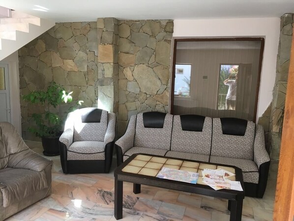 55-inch Smart TV with satellite channels, TV