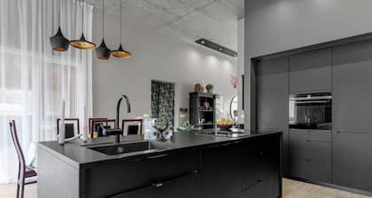 Modern new house in a amazing nature.