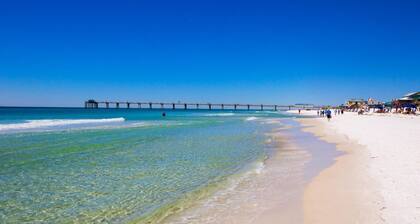 Family friendly beach front condo with tons of amenities