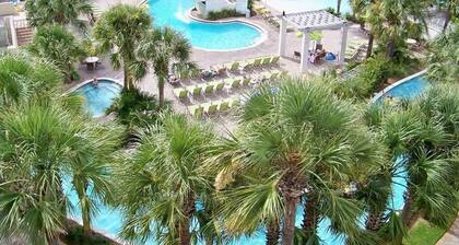 Family friendly beach front condo with tons of amenities