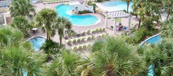 Family friendly beach front condo with tons of amenities