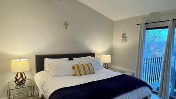 2 bedrooms, iron/ironing board, travel crib, WiFi