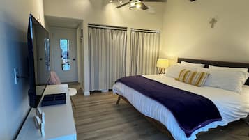2 bedrooms, iron/ironing board, travel crib, WiFi