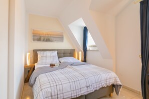 1 makuuhuone, tallelokero huoneessa, vauvan matkasänky, Wi-Fi