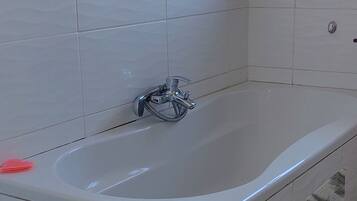 Towels, soap, toilet paper