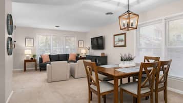 Smart TV, books, offices