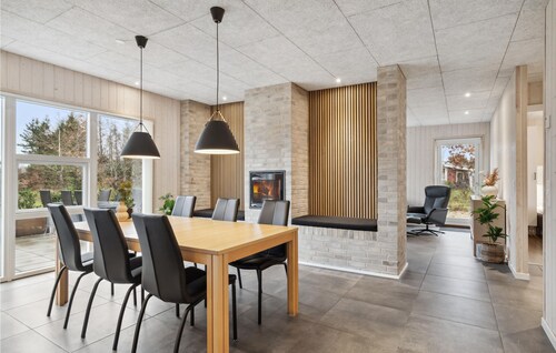 Beach front home in Højslev with sauna