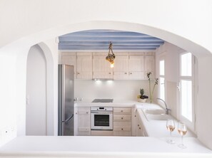 Fridge, microwave, oven, dishwasher - Villa Sunset Aura - 4 BDRM - Sea & Sunset View ☀️ (mykonos)