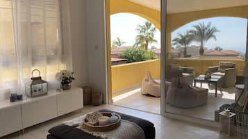 TV, Netflix, DVD player, books