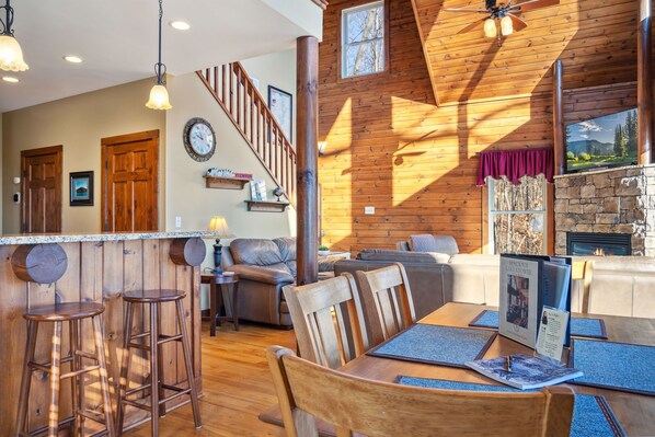 Interior - Spacious Lake Keowee Cabin with Boat Slip access (Seneca)