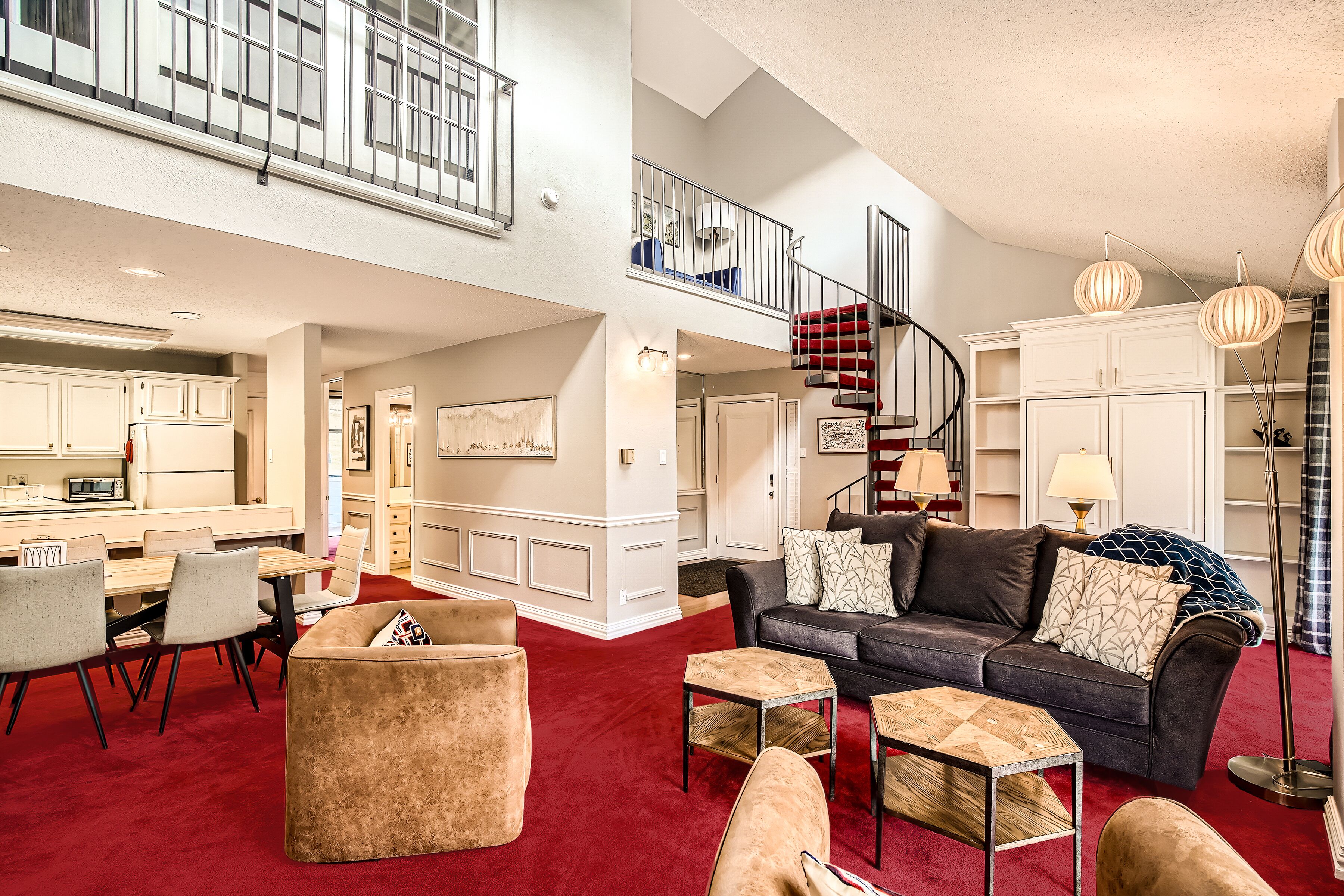 TV connectée, cheminée