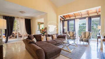 Télévision, cheminée