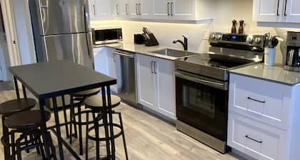 Two bedroom suite - great for visiting family, weddings, or Stratford Festival