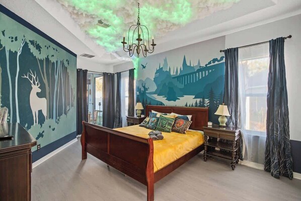 5 bedrooms, iron/ironing board, free WiFi, bed sheets