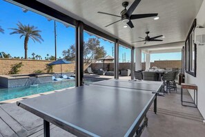 Outdoor pool, a heated pool - Moon Palace • Desert Oasis with Private Pool & Spa (Indio)