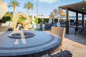 Outdoor dining - Moon Palace • Desert Oasis with Private Pool & Spa (Indio)