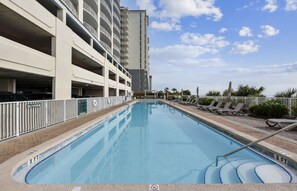 Indoor pool, outdoor pool - Beautiful balcony views @Twin Palms~Great location for your next beach vacation! (Panama City Beach)