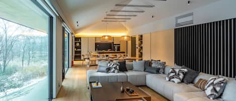 Luxury Chalet | Living area | Flat-screen TV