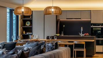 Luxury Chalet | Living area | Flat-screen TV