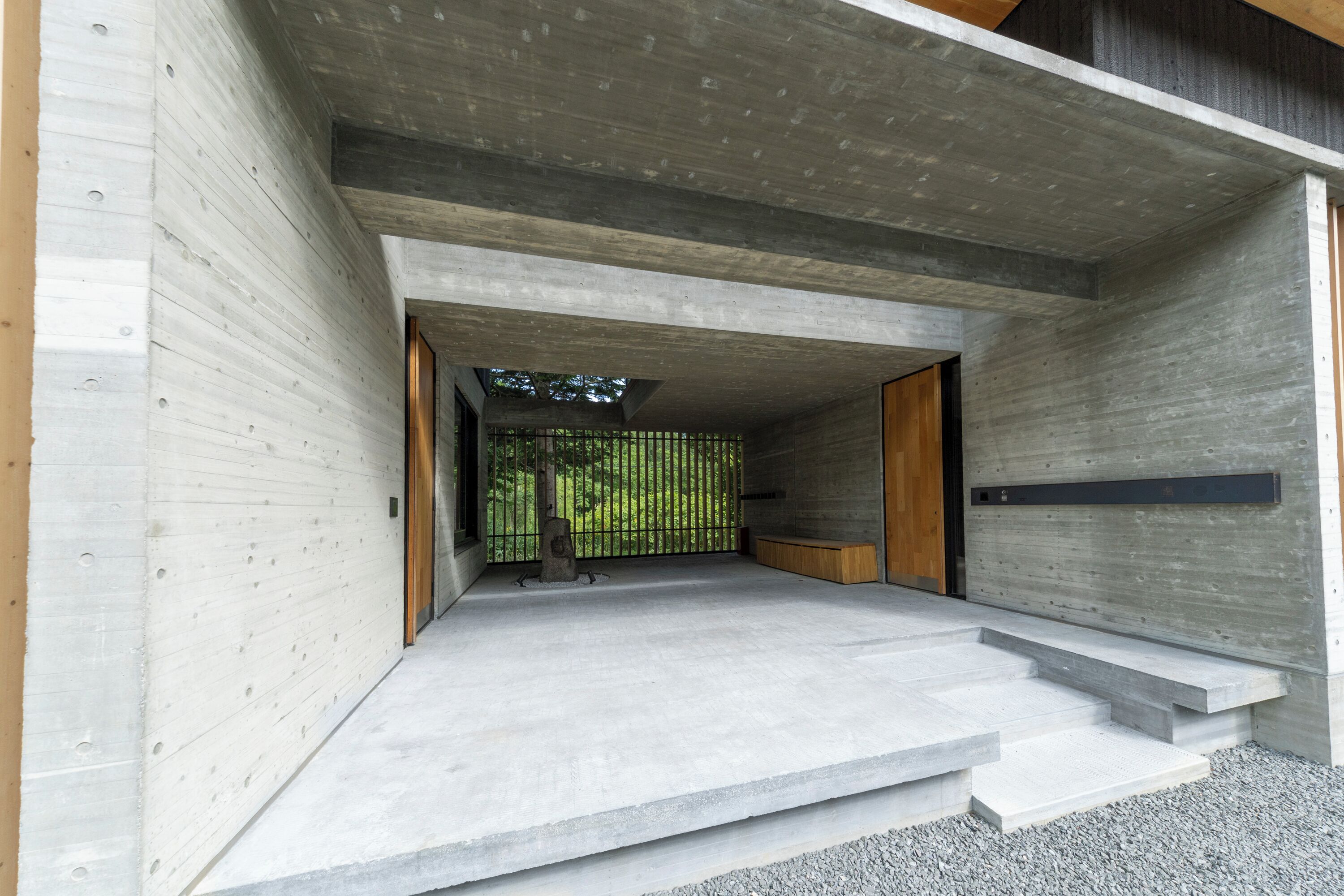 Facciata della struttura