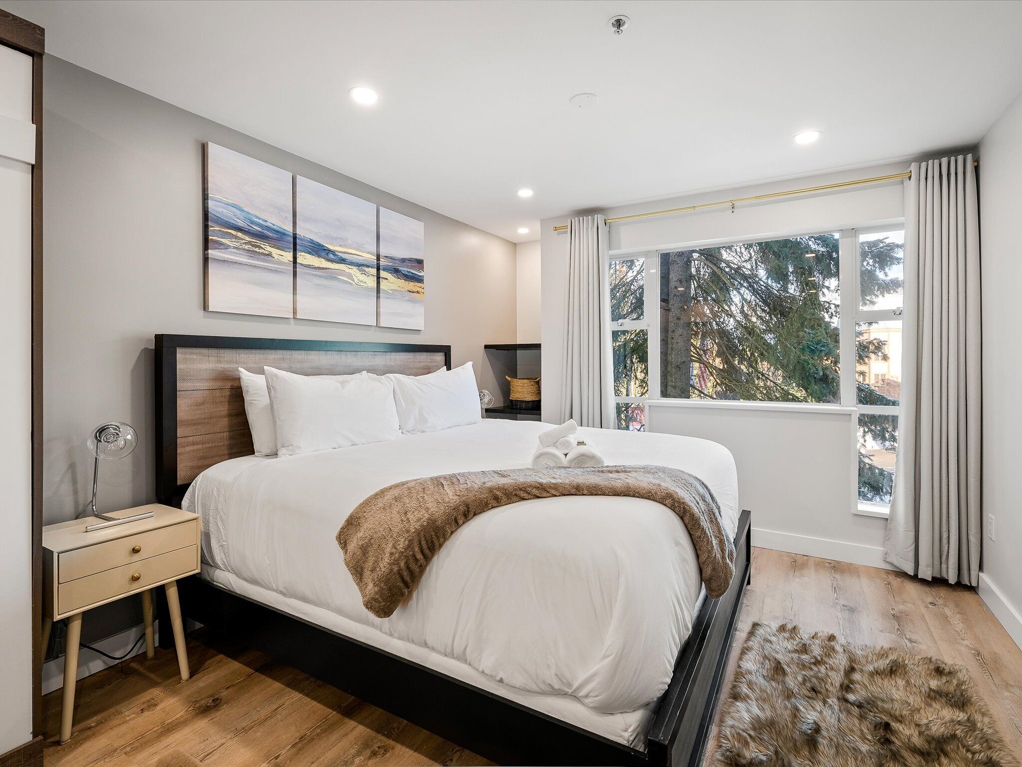 1 bedroom, WiFi, bed sheets, wheelchair access