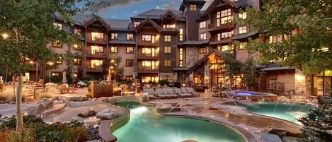 Indoor pool, outdoor pool