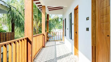 Eenvoudige Twin kamer | Terras