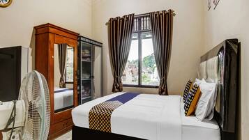 Kamar Double Ekonomi | Wi-Fi gratis dan seprai linen