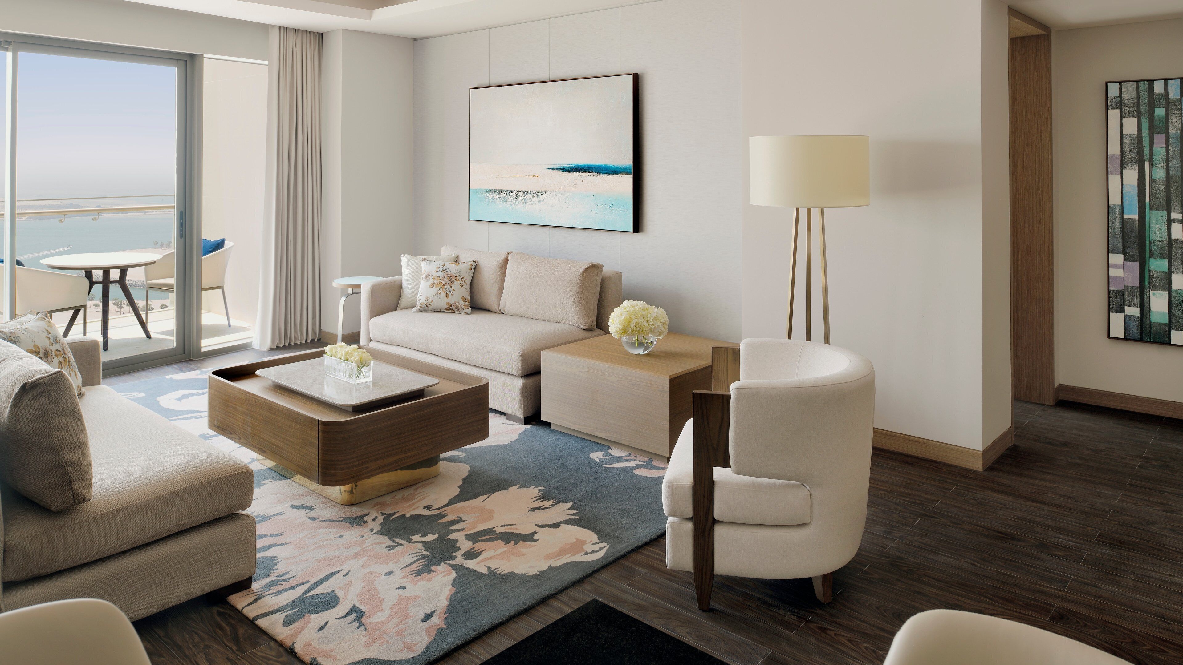Apartment, 2 Bedrooms, Balcony, Sea View | Minibar, in-room safe, desk, laptop workspace
