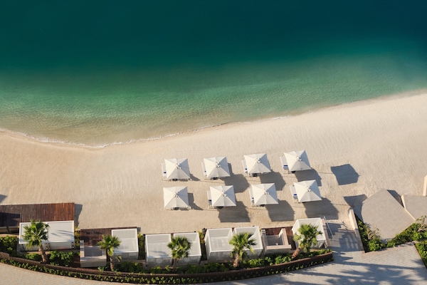 Private beach, white sand