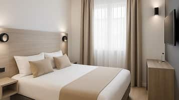 1 slaapkamer, luxe beddengoed, individueel gedecoreerd