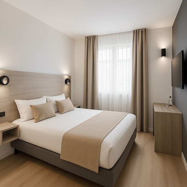 Luxe beddengoed, individueel gedecoreerd, individueel gemeubileerd