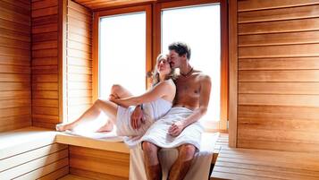 Sauna, vasca idromassaggio, bagno turco, massaggi