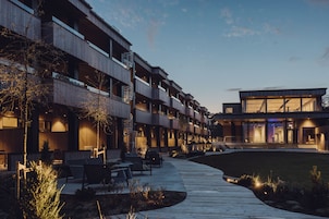 Front of property - evening/night