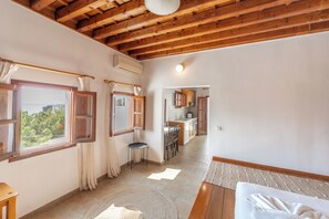 Traditional Suite with Terrace and Sea View | Zimmersafe, laptopgeeigneter Arbeitsplatz, Verdunkelungsvorhänge