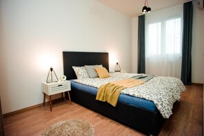 1 bedroom, WiFi, bed sheets - Vision Apartments - Deluxe One-Bedroom Apartment (Budapest)