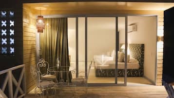 Familjestuga | Sängtillbehör av högsta kvalitet, minibar och sängkläder